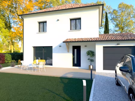 terrain avec maison neuve à vendre