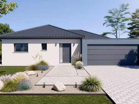 terrain avec maison neuve à vendre