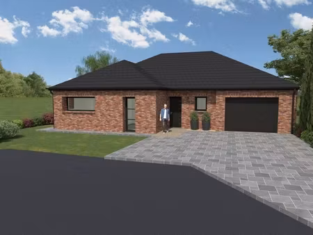 terrain avec maison neuve à vendre
