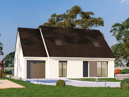 terrain avec maison neuve à vendre