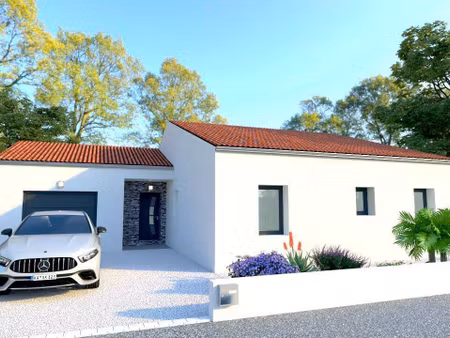 terrain avec maison neuve à vendre