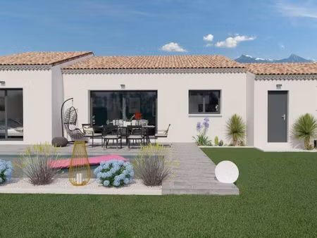 terrain avec maison neuve à vendre