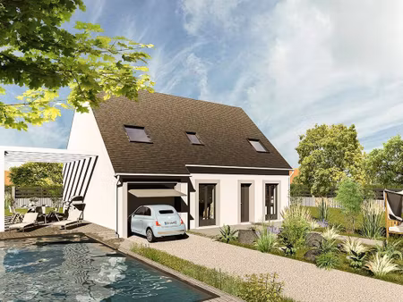 terrain avec maison neuve à vendre
