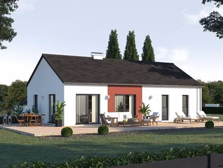 terrain avec maison neuve à vendre