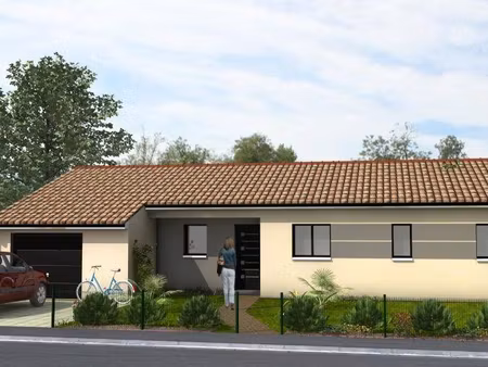 terrain avec maison neuve à vendre