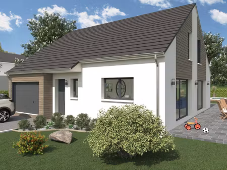 terrain avec maison neuve à vendre
