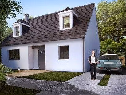 terrain avec maison neuve à vendre