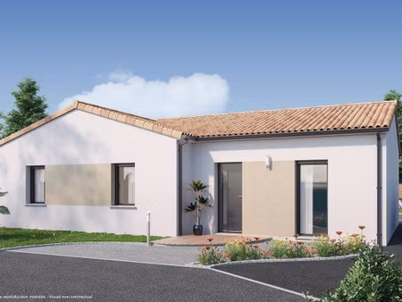 terrain avec maison neuve à vendre