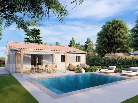 terrain avec maison neuve à vendre
