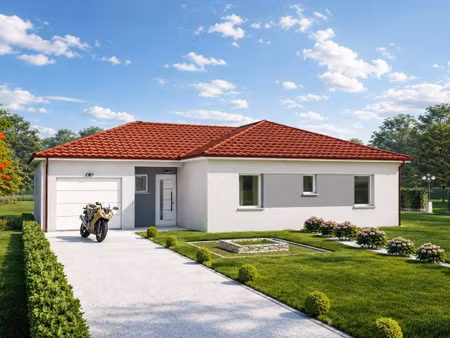 terrain avec maison neuve à vendre