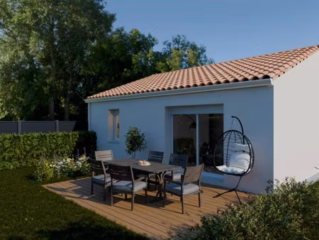 terrain avec maison neuve à vendre