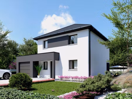 terrain avec maison neuve à vendre