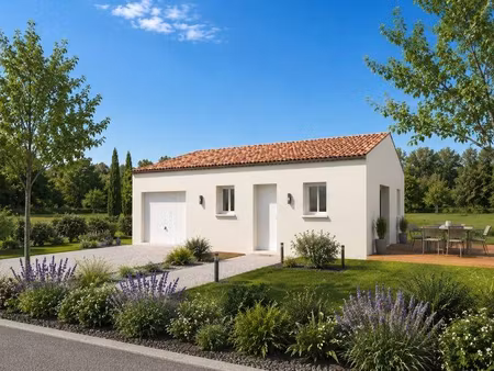 terrain avec maison neuve à vendre