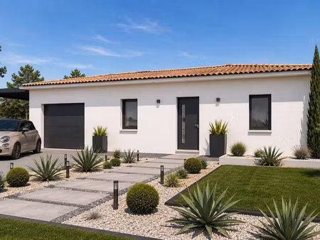 terrain avec maison neuve à vendre