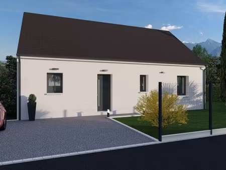 terrain avec maison neuve à vendre