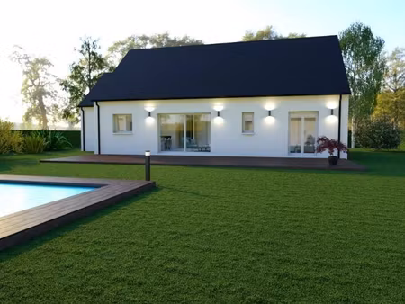 terrain avec maison neuve à vendre