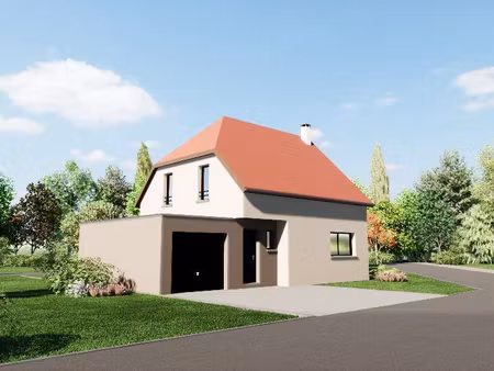 terrain avec maison neuve à vendre