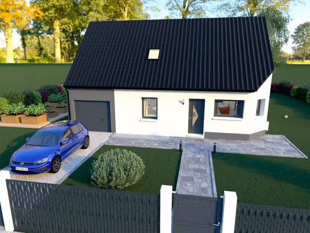 terrain avec maison neuve à vendre