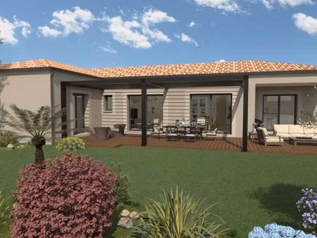 terrain avec maison neuve à vendre