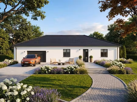 terrain avec maison neuve à vendre