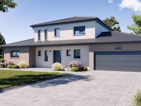 terrain avec maison neuve à vendre