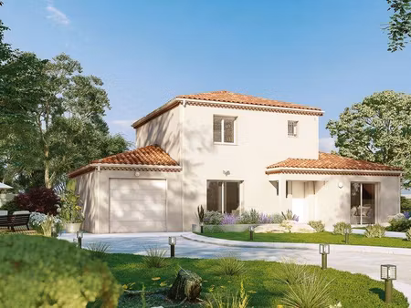 terrain avec maison neuve à vendre