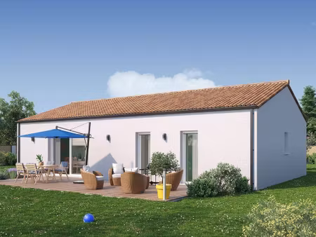 terrain avec maison neuve à vendre