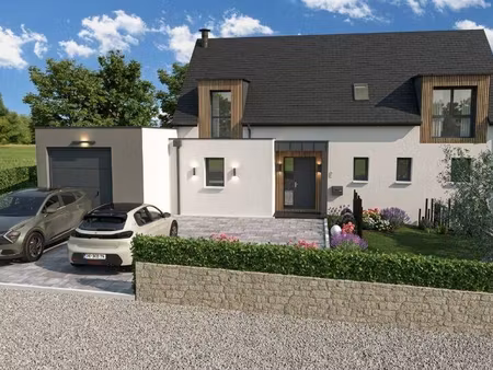 terrain avec maison neuve à vendre