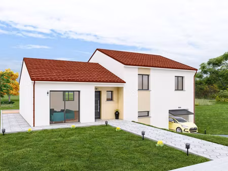 terrain avec maison neuve à vendre