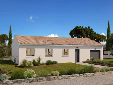 terrain avec maison neuve à vendre