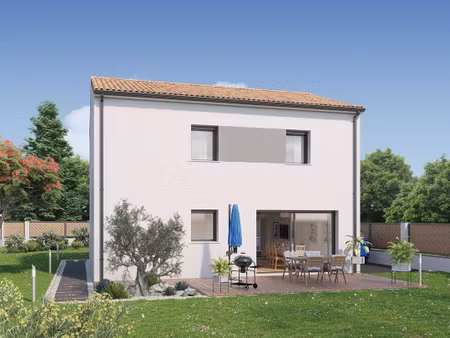terrain avec maison neuve à vendre