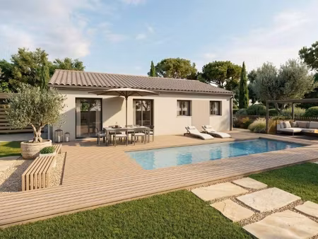 terrain avec maison neuve à vendre