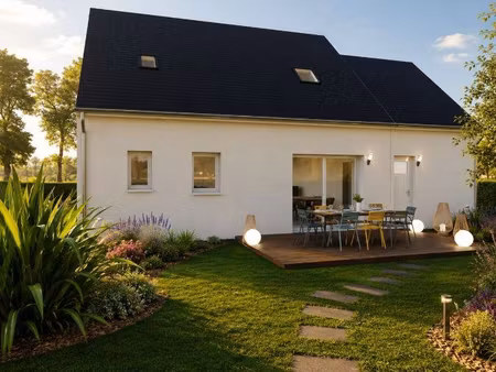 terrain avec maison neuve à vendre