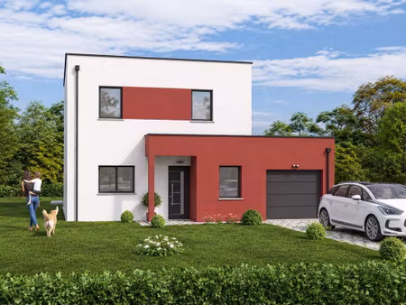 terrain avec maison neuve à vendre