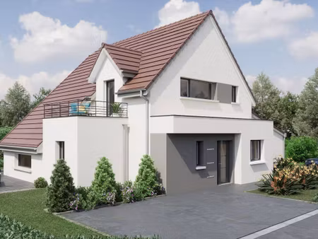 terrain avec maison neuve à vendre