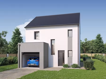 terrain avec maison neuve à vendre