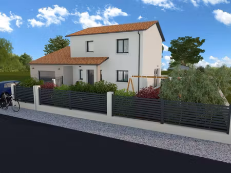 terrain avec maison neuve à vendre
