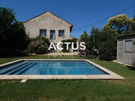 authentique mas de village avec piscine et jardin paysagé a