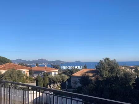 appartement à vendre 3 pièces saint aygulf (83) vue mer
