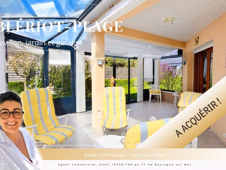 blériot-plage – maison familiale avec vie de plain-pied  à 100 mètres de la plage