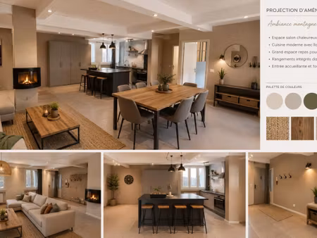 appartement la bourboule 3 pièce(s) 83.91 m2