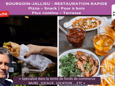 saint-fons centre - restaurant street food 40 m² - flux accru