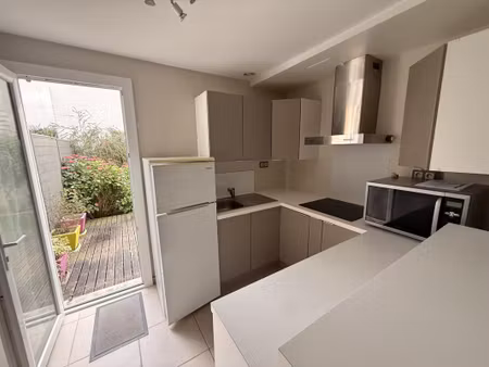 maison t2 meublée avec jardin 33m2 - nantes sud / bords de sèvre