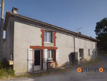 maison en pierre à rénover avec terrain à bâtir – nieuil (16)