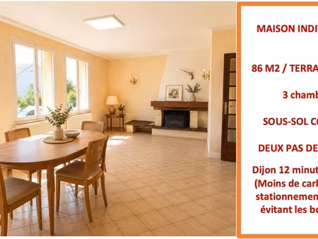 genlis (21110) maison individuelle à vendre 5 pièces  3 chambres possibilité 4  sous-sol c