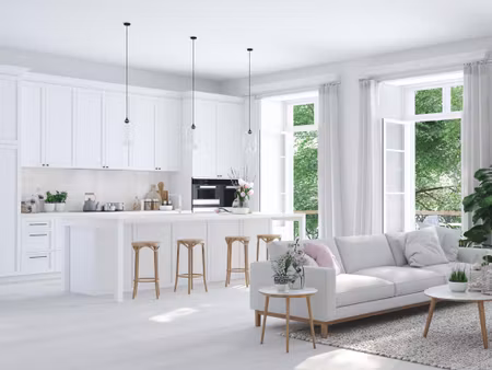 a 7 min à pied du rer a  quartier calme  charmant t3 spacieux et lumineux avec balcon!