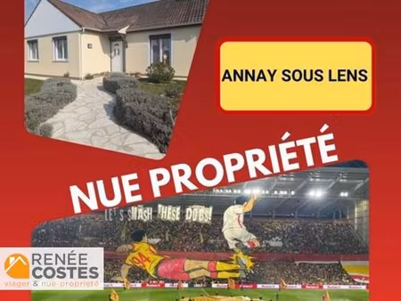 vente en nue propriété - h65 ans - annay (62880)