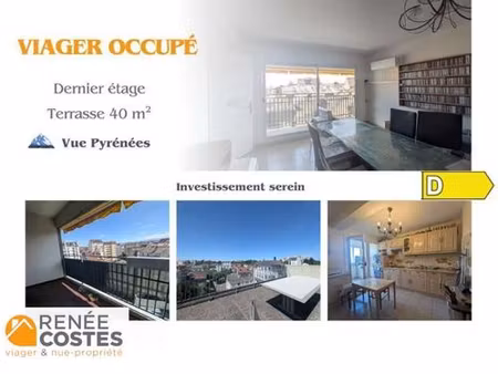 viager occupé - f88-h73 ans - pau (64000)