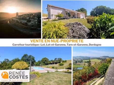 vente en nue propriété - h83 ans - tournon d agenais (47370)