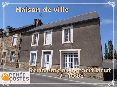 vente en nue propriété - f64-h72 ans - st jouan de l isle (22350